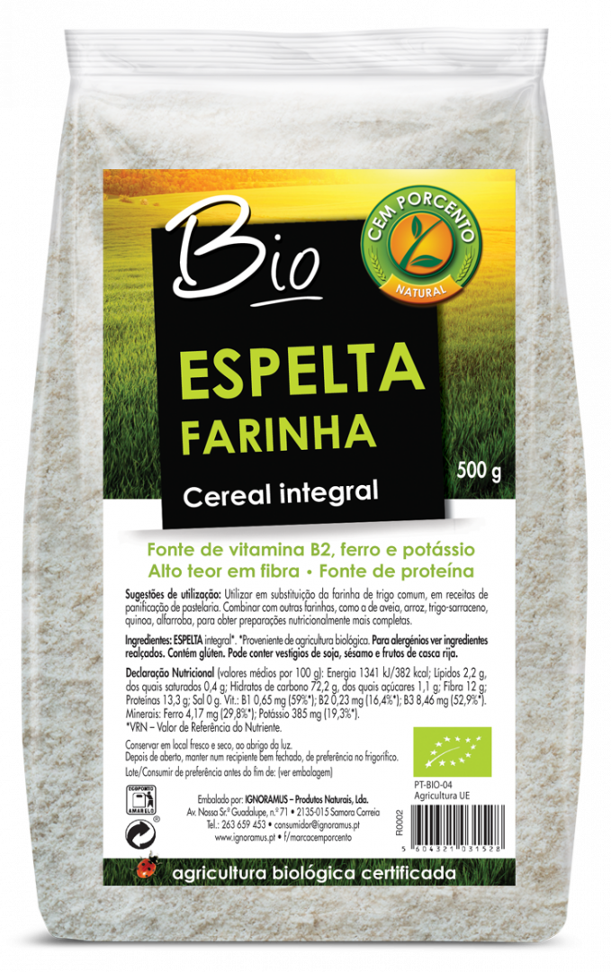 Farinha de Espelta Integral Bio