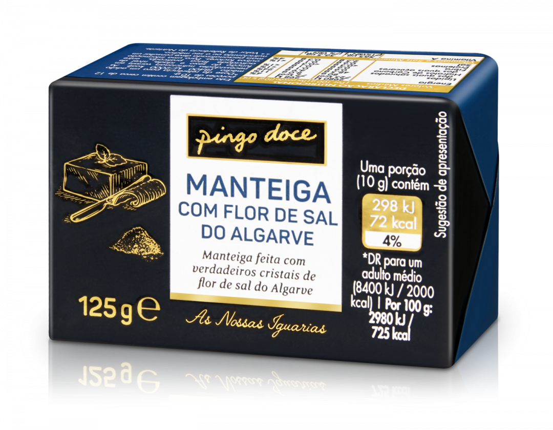 Manteiga com Flor de Sal do Algarve Pingo Doce Iguarias