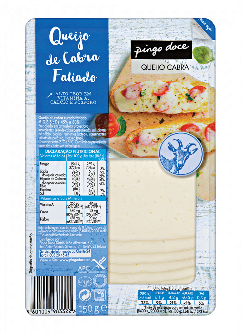 Queijo de Cabra Fatiado