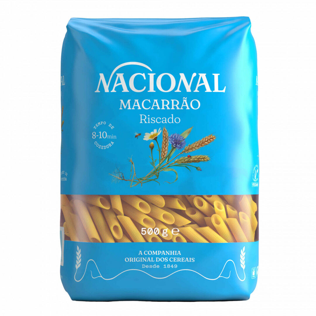 Massa Macarrão Riscado