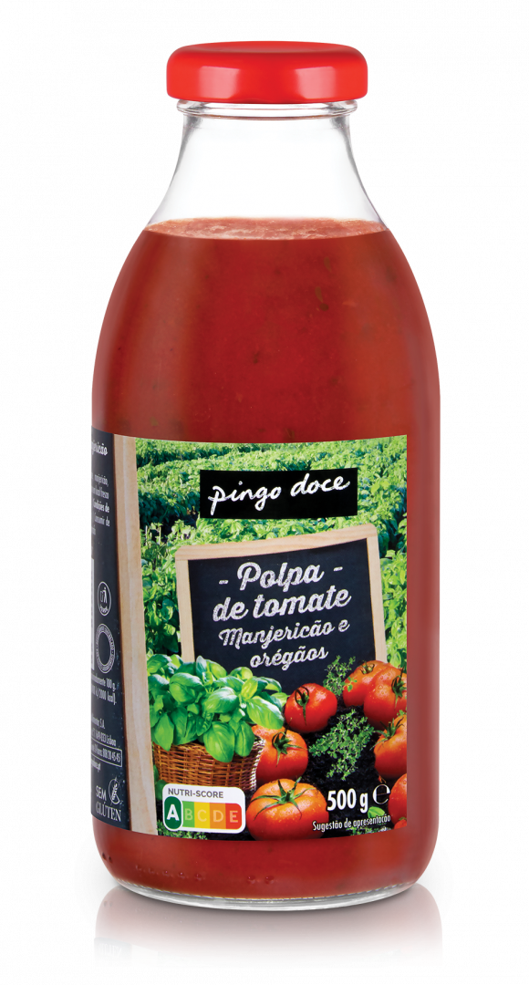 Polpa de Tomate com Manjericão e Oregãos