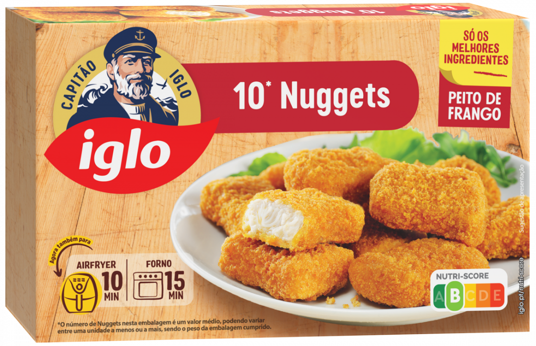 Nuggets de Frango Congelados Capitão Iglo