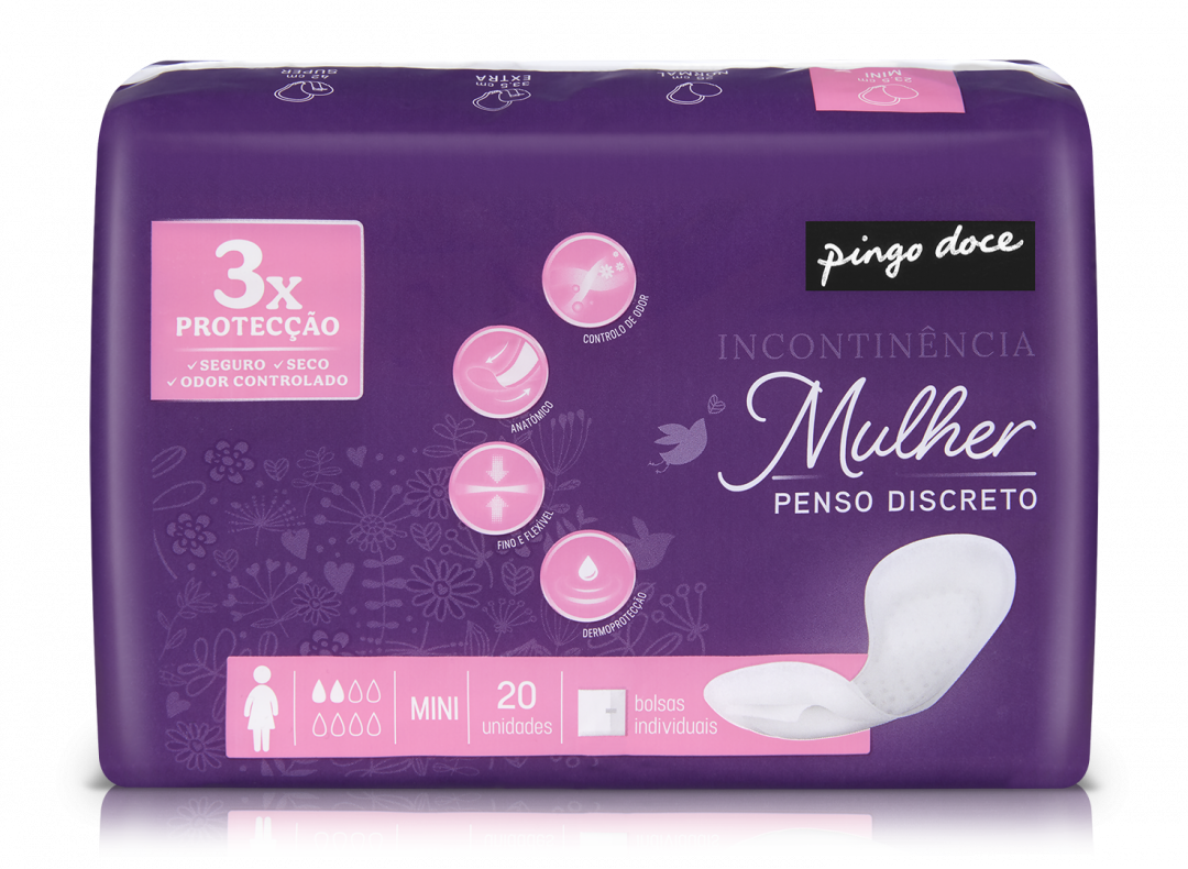 Penso Incontinência Discreta Mini