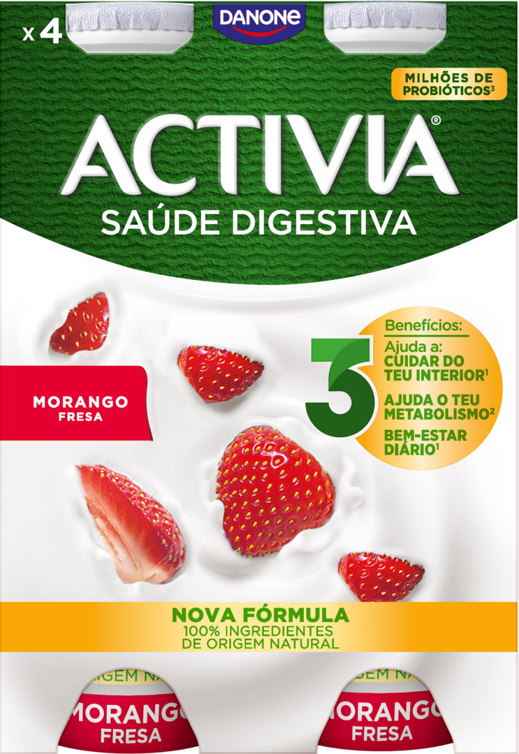 Iogurte Líquido Bífidus Morango Pack 4