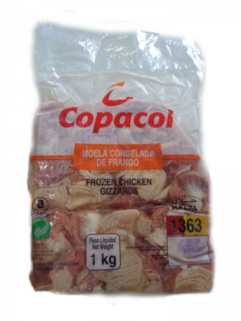 Moelas de Frango Congeladas