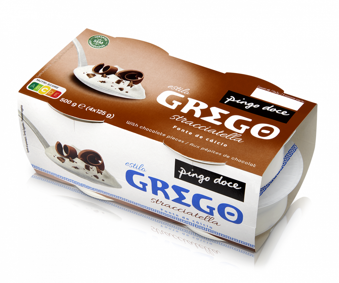 Iogurte Grego Stracciatella Pack 4