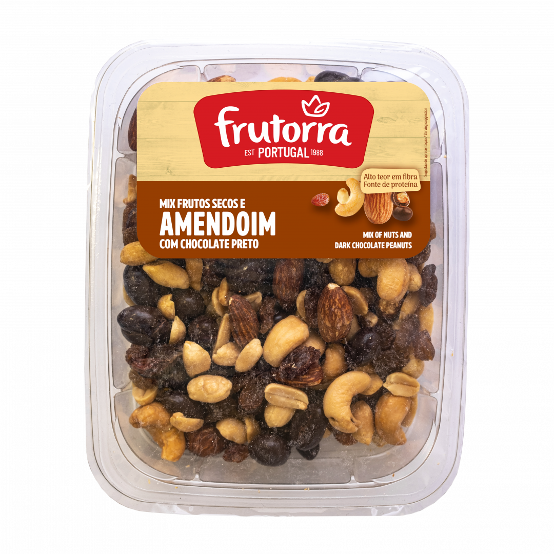 Mix Frutos Secos Chocolate Preto Frutorra 200 g