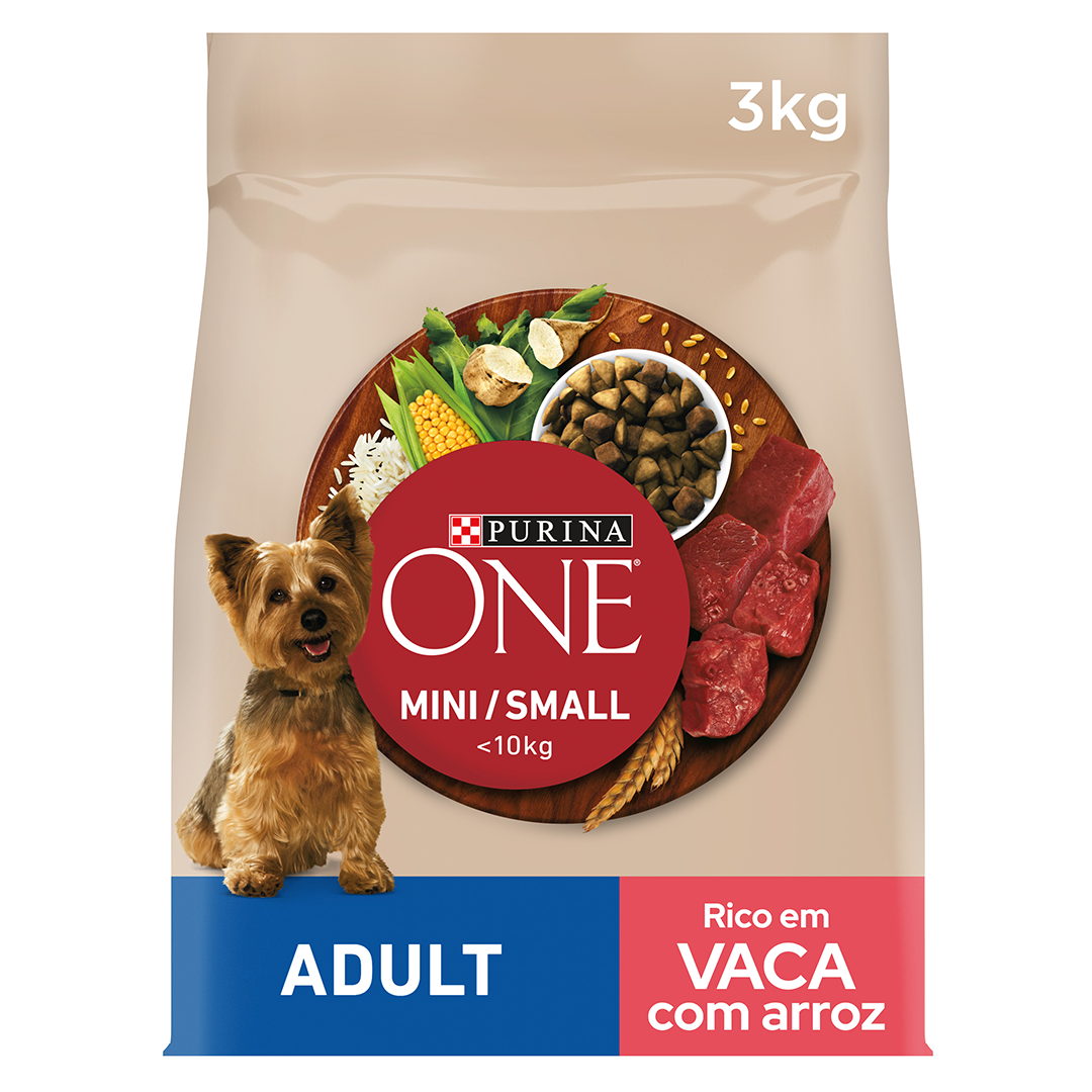 Comida Seca para Cão Mini Adulto com Vaca
