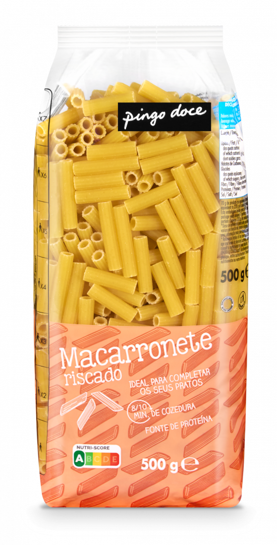 Massa Macarronete Riscado