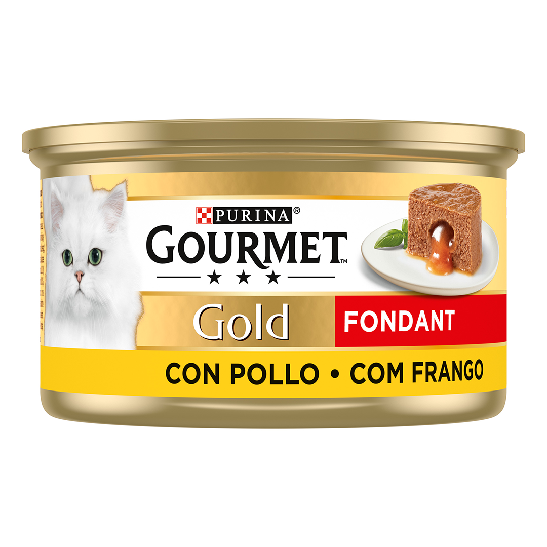Comida Húmida para Gato Gold Fondant com Frango