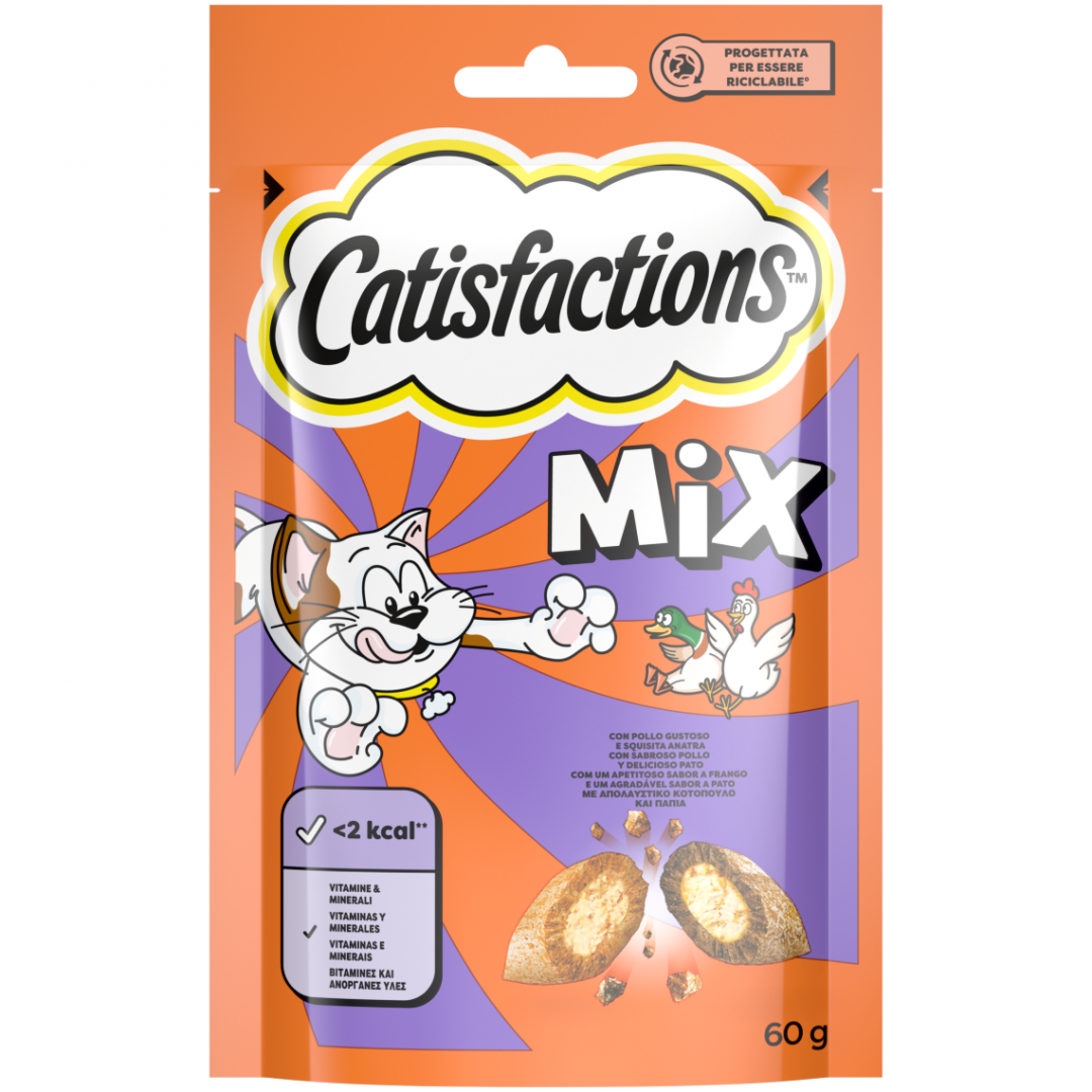 Snack para Gato com Frango e Pato Catisfactions