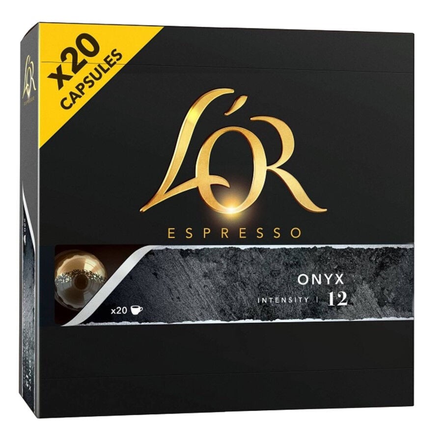 Cápsulas De Café Nespresso Onyx L'or 20 un