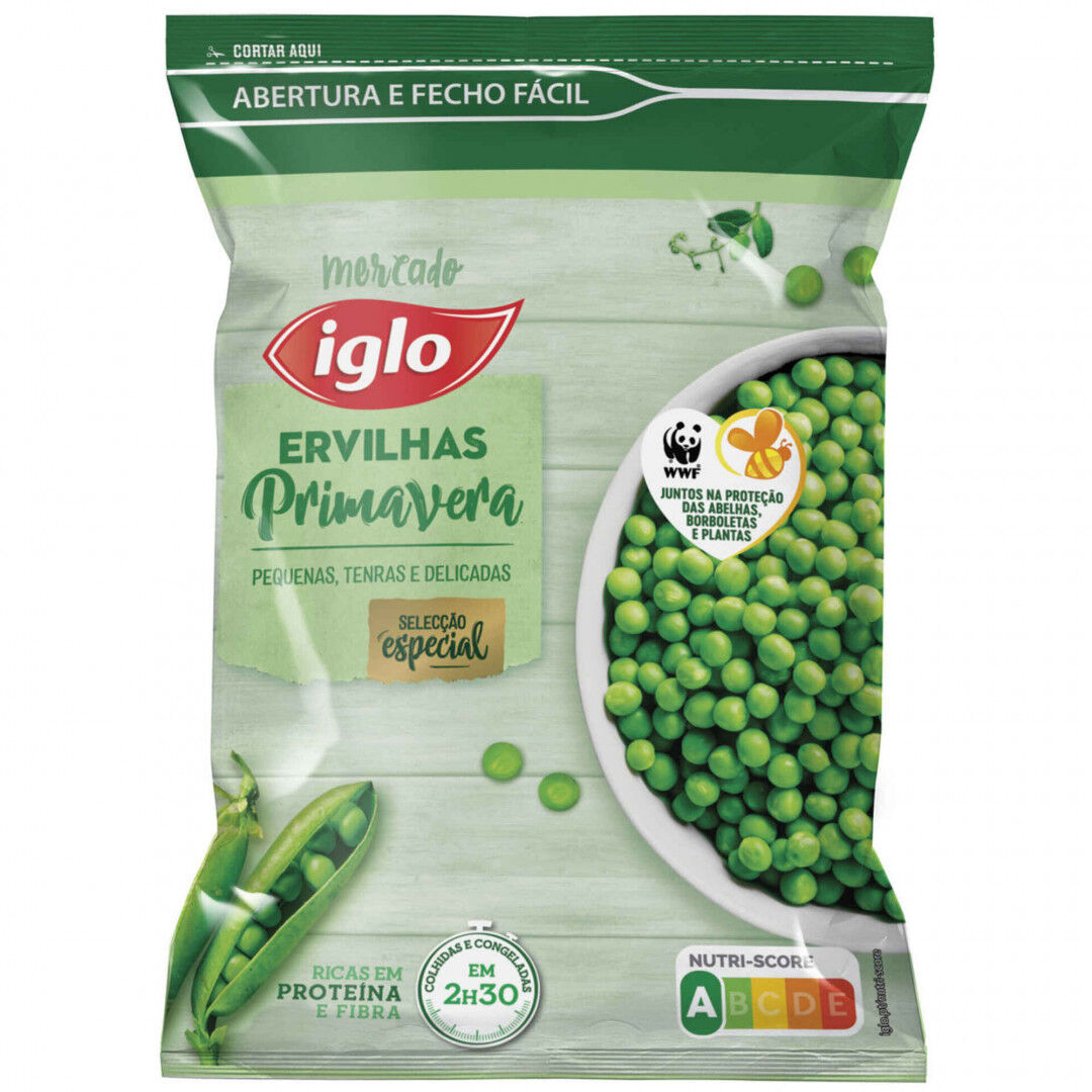 Ervilhas Primavera Congeladas Iglo 800 g