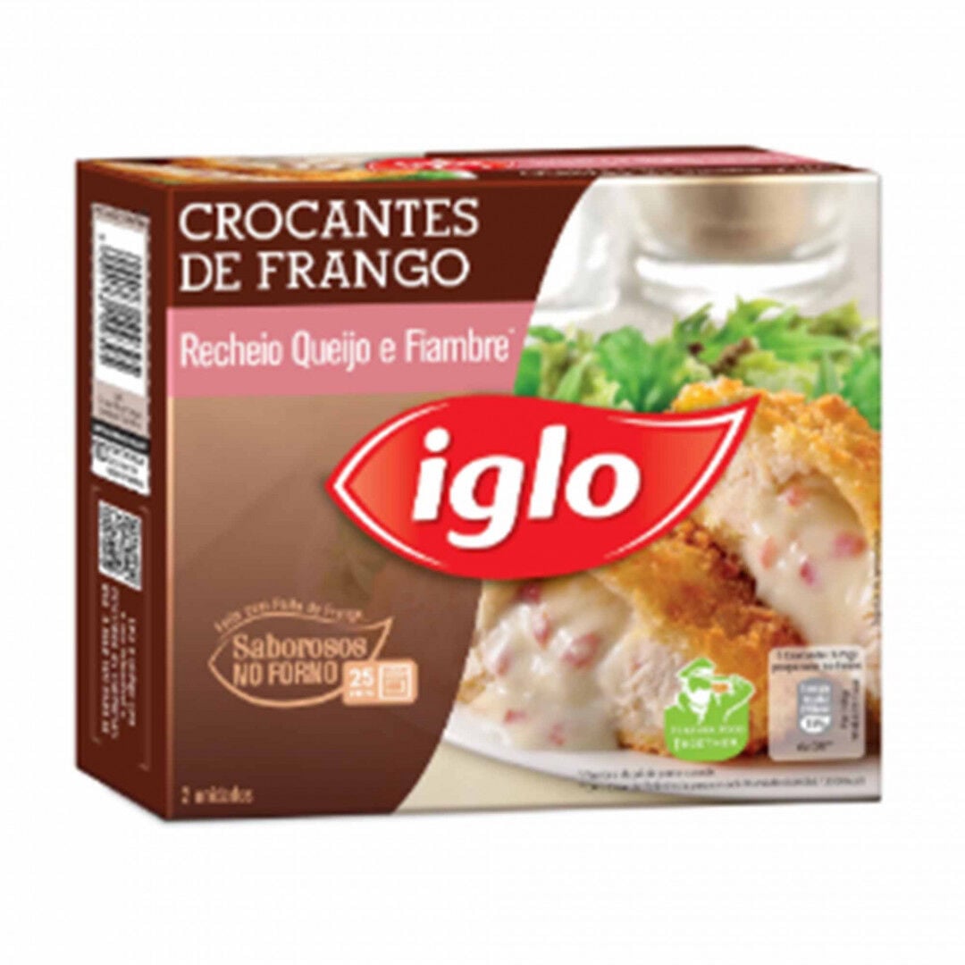 Crocantes de Frango com Queijo e Fiambre Iglo