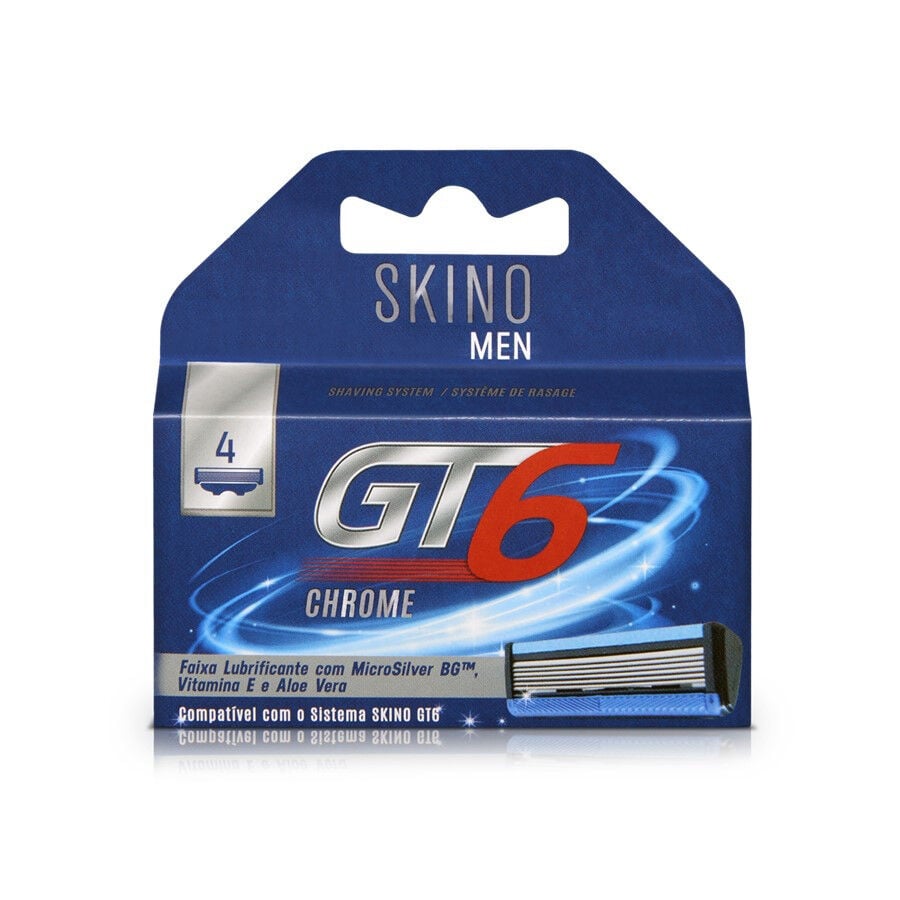 Recarga Lâminas de Barbear GT6 Chrome