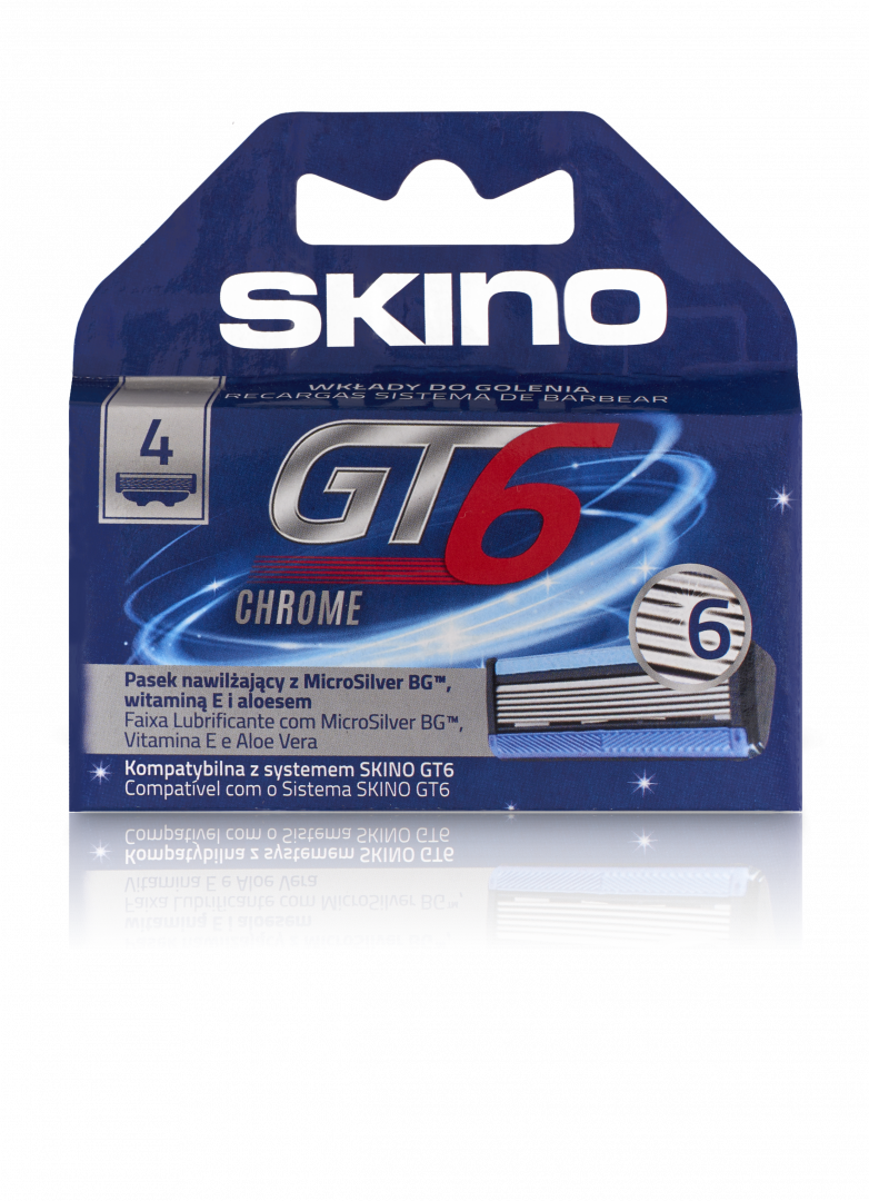 Recarga Lâminas de Barbear GT6 Chrome