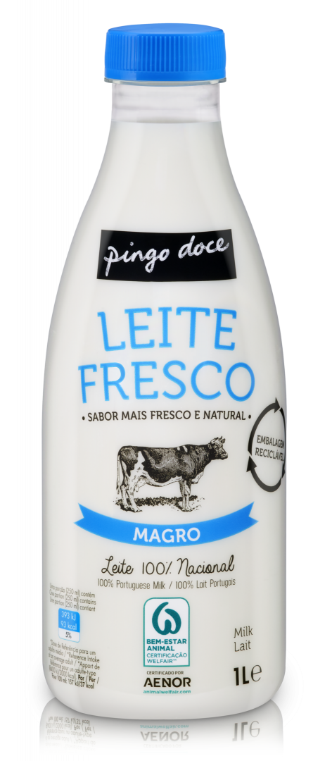 Leite Fresco Magro Pingo Doce