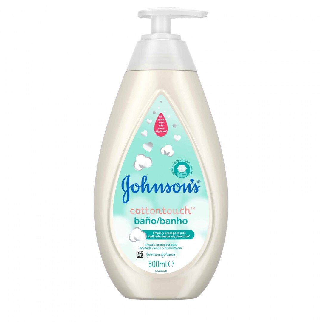 Gel De Banho Cotton Touch Para Bebé Johnson's Baby 500 ml