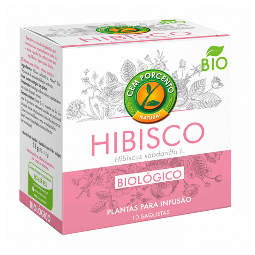 Chá Hibisco Bio Saquetas