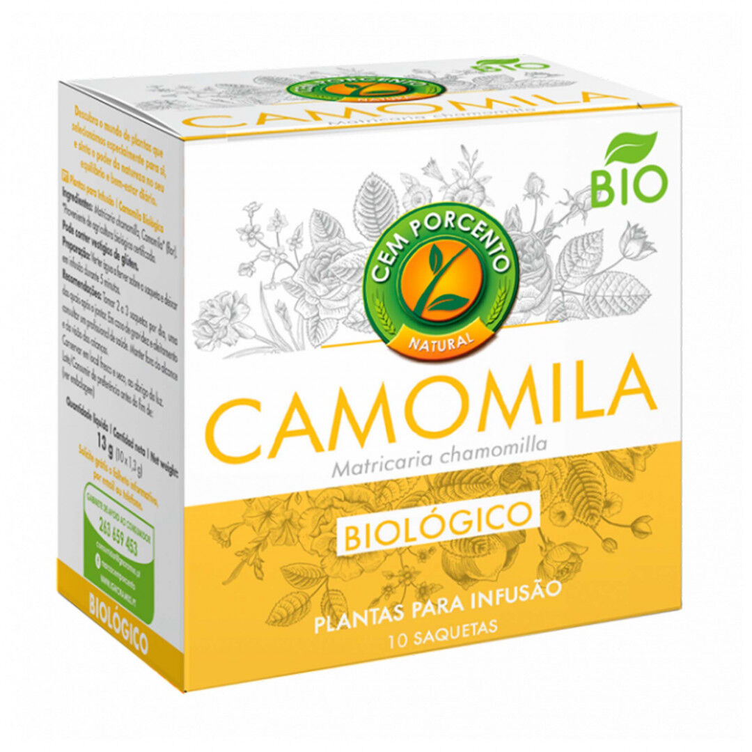 Chá de Camomila Biológico Saquetas