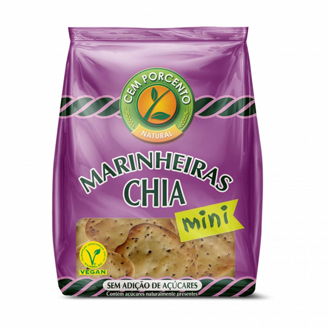 Bolachas Mini Marinheiras Chia