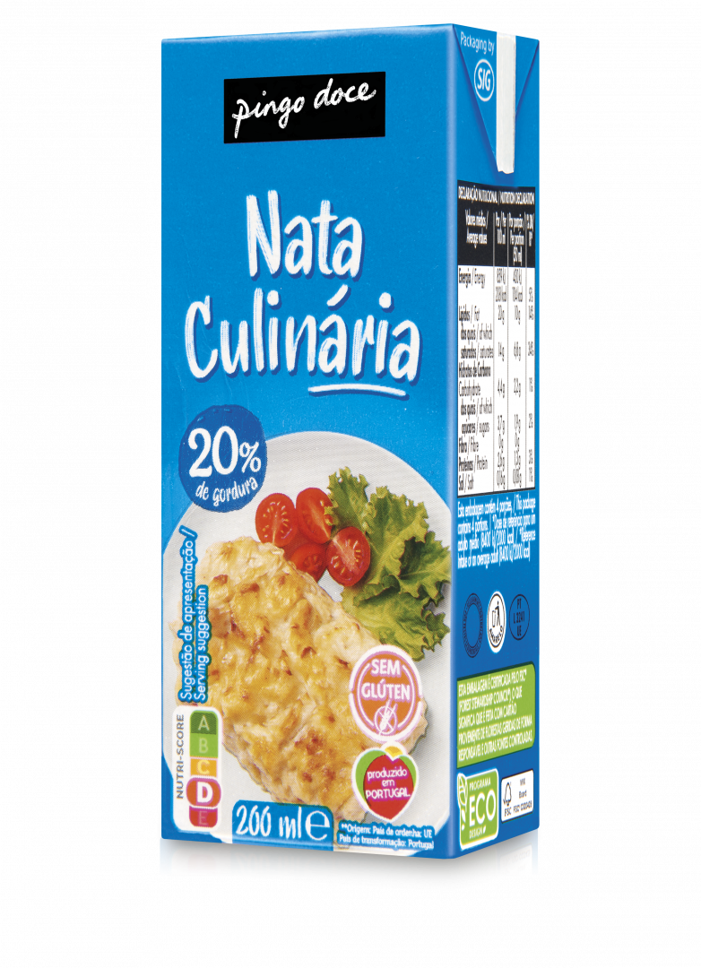 Natas UHT para Culinária