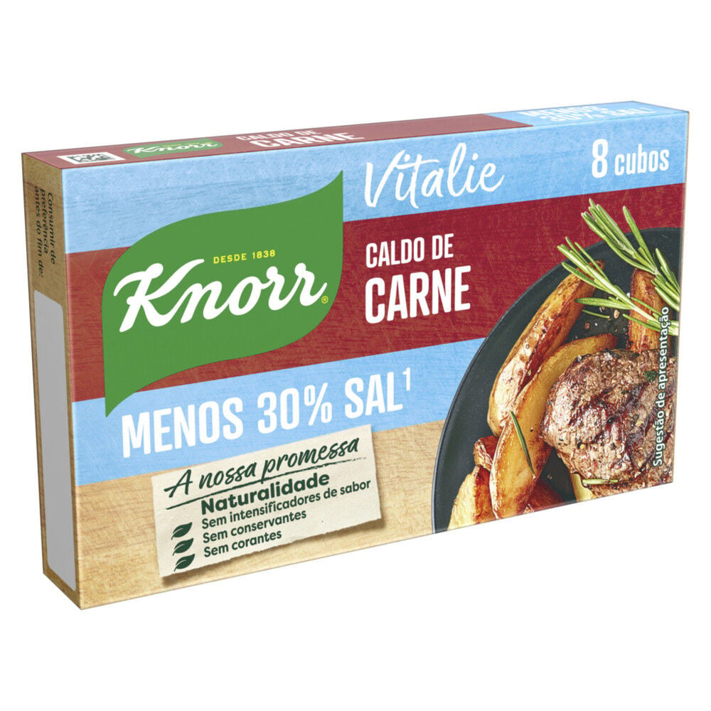 Caldo de Carne Vitalie 8 Cubos