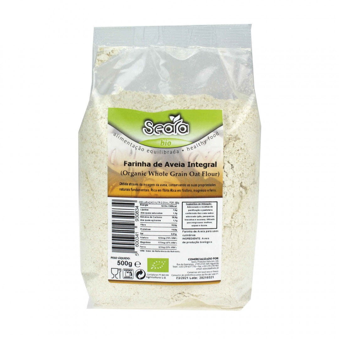 Farinha De Aveia Integral Biológica Seara 500 g