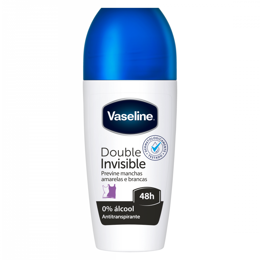 Desodorizante Roll On Double Insivible Vaseline 50 ml
