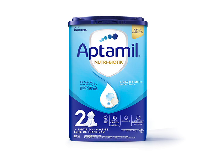 Leite em Pó Aptamil 2 Nutri-Biotik