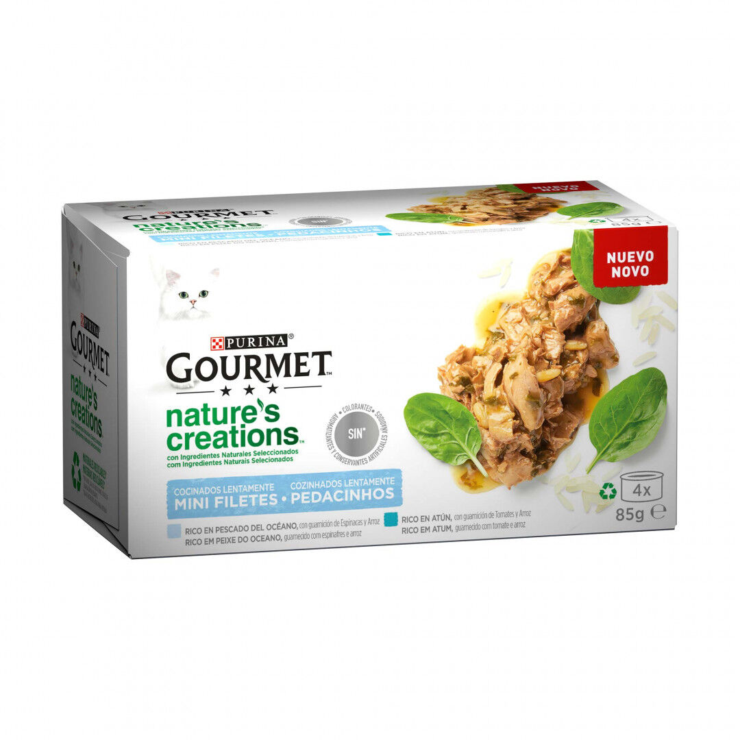 Comida Húmida para Gato Nature's Creations com Peixe
