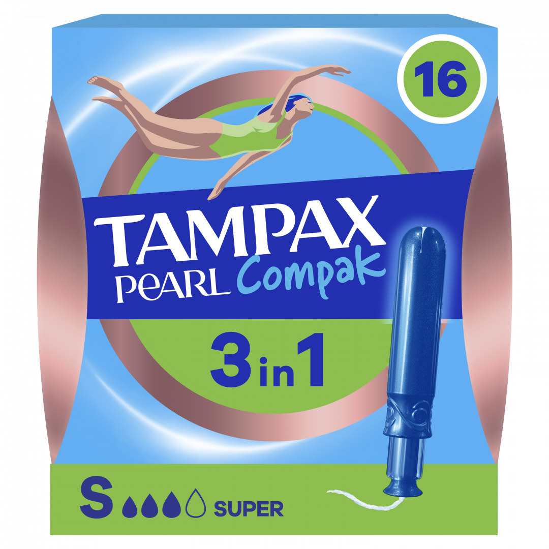 Tampão Com Aplicador Pearl Compak Super Plus Tampax 16 un