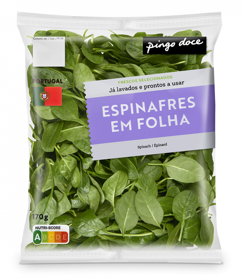Espinafres Embalados