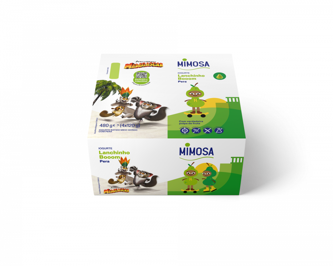 Iogurte Fruta Batida Lanchinho Booom Pera Pack 4