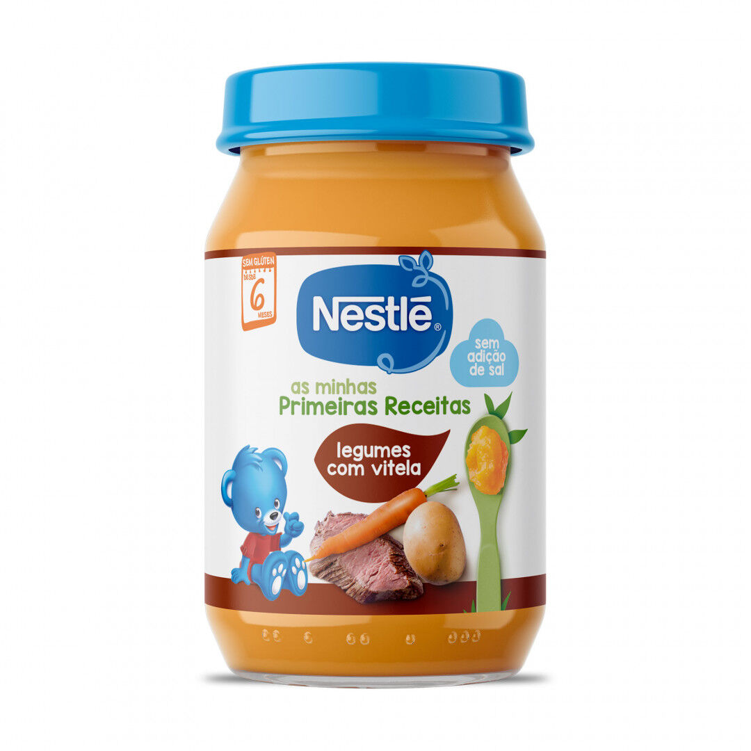 Refeição Infantil Legumes com Vitela