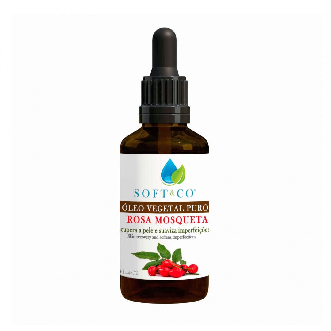 Óleo Corpo Natural Rosa Mosqueta Soft&co 40 ml