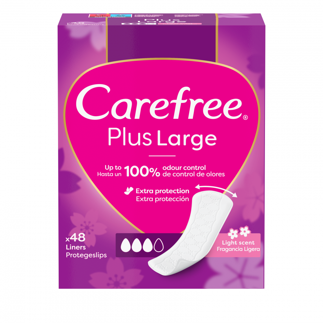Pensos Diários Plus Large Carefree 48 un