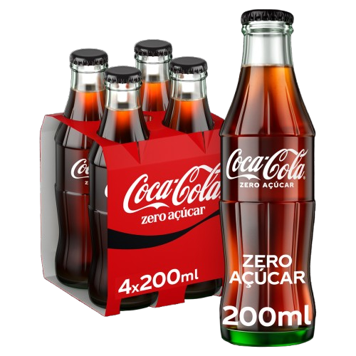 Refrigerante com Gás Cola Zero Pack 4