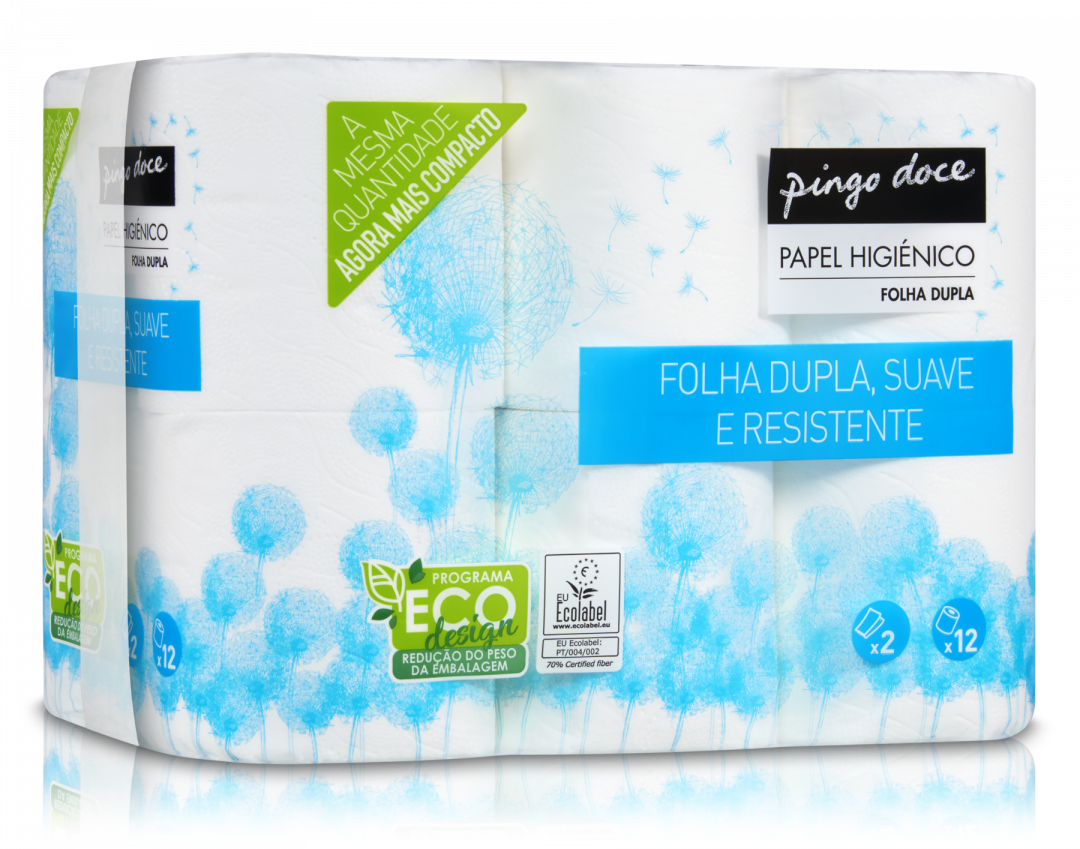 Papel Higiénico 2 Folhas 12 Rolos