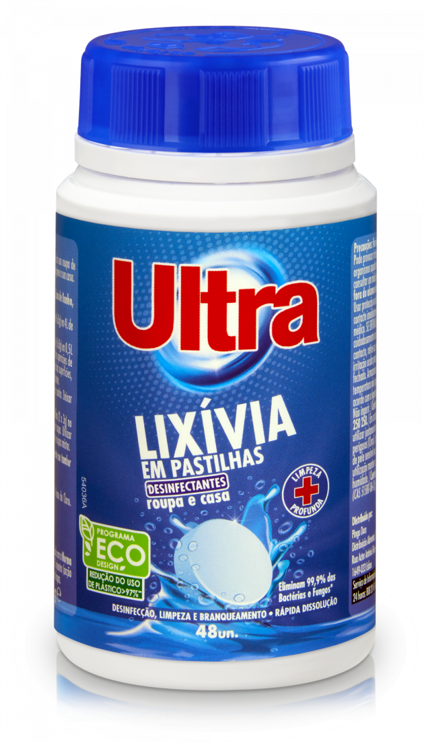 Lixívia Em Pastilhas Ultra 48 un