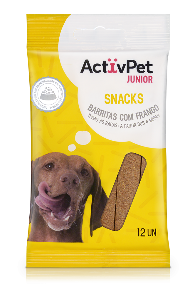 Snack para Cão Júnior Barritas com Frango