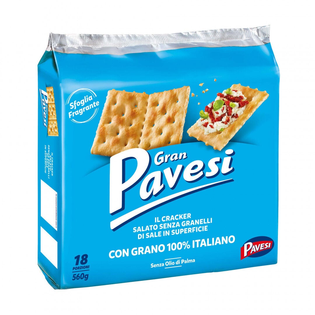 Bolachas Crackers com Sal na Superfície 250 g