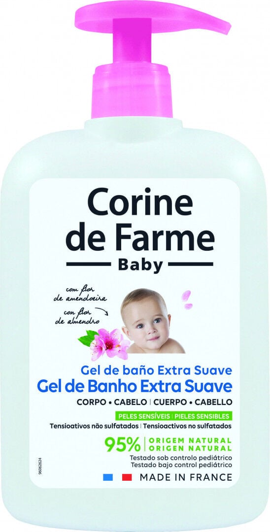 Gel De Banho Extra Suave De Amêndoa Corine De Farme 500 ml