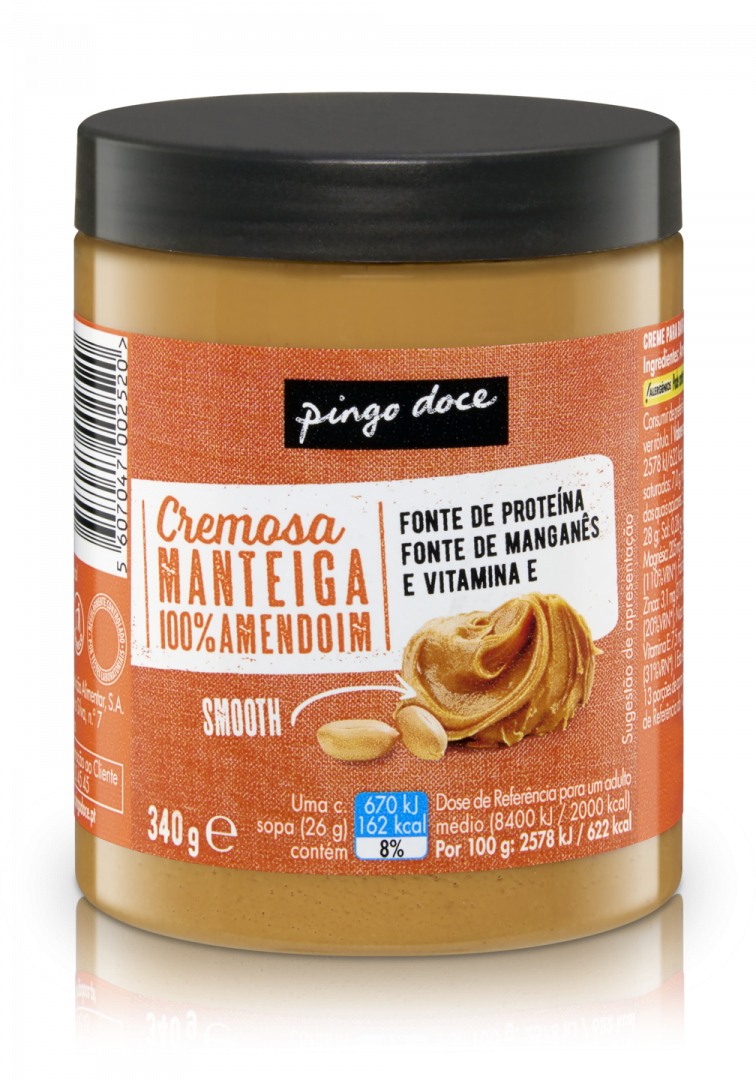 Manteiga de Amendoim Cremosa