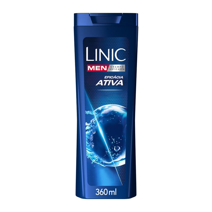 Champô Anticaspa Eficácia Ativa Linic Men 360 ml