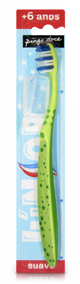 Escova de Dentes Infantil +6 Anos
