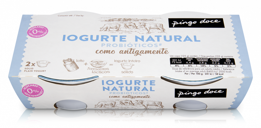 Iogurte Inteiro Natural Pack 2