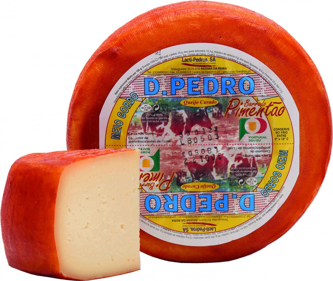 Queijo de Prato Meio Gordo Apimentado