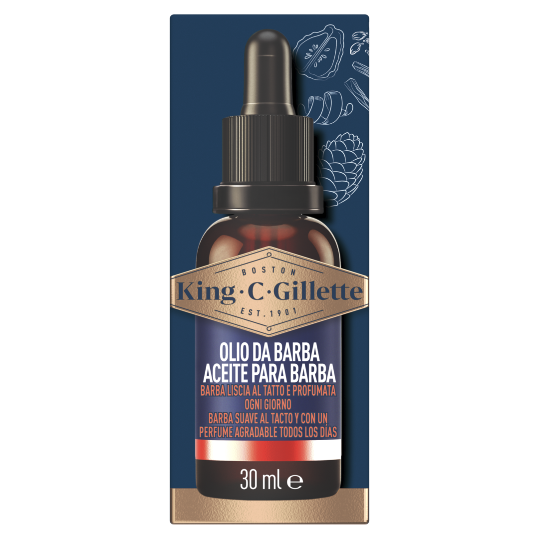Óleo Para Barba King C Gillette 30 ml