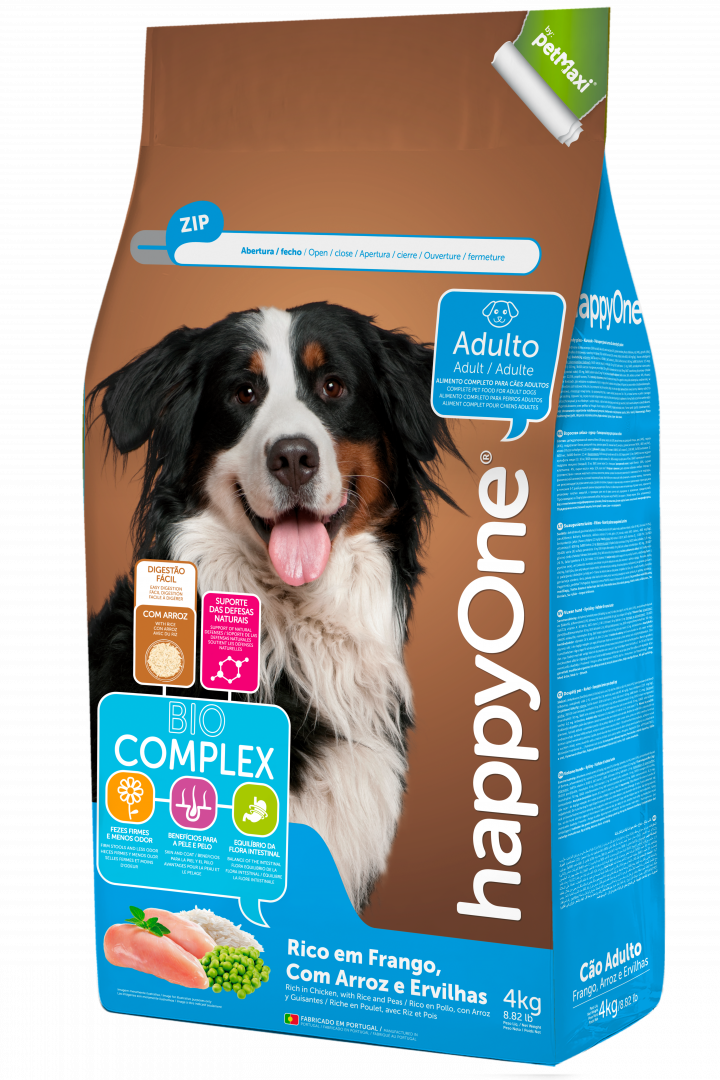 Comida Seca Para Cão Adulto Com Frango Happyone 4 kg